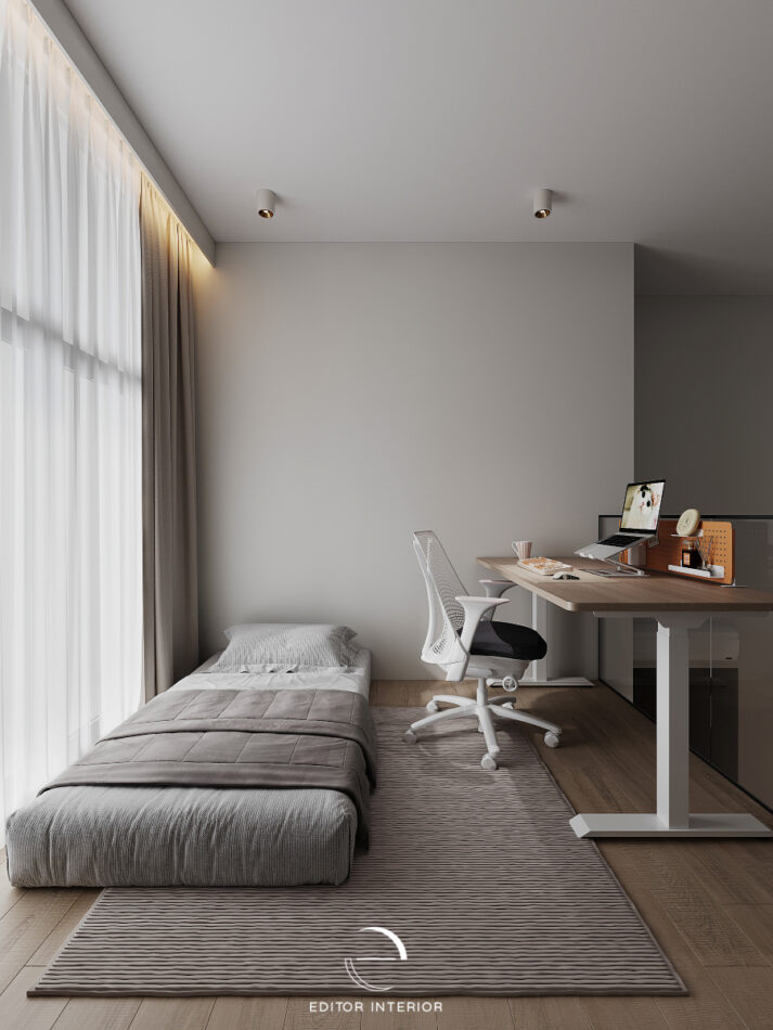 How Neutral Tones and Natural Light Shape This Modern Loft