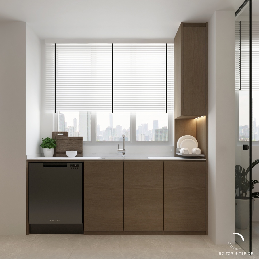 A Kitchen Design Between Beauty And Practicality