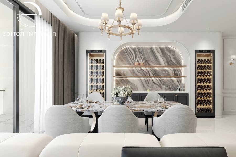 Open-Plan Living, Dining, and Kitchen