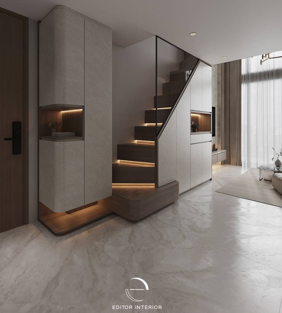 Building Storage Into Every Corner of the Staircase