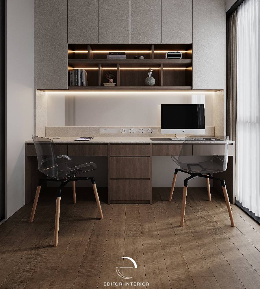 Keeping the Palette Consistent Across Both Floors