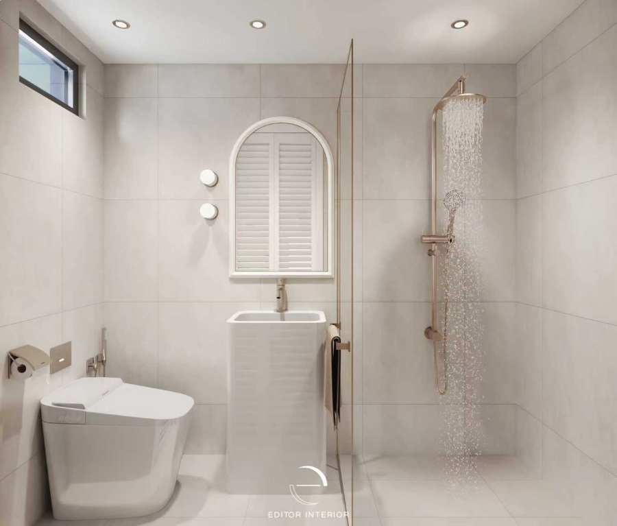 Bathrooms Kept Deliberately Simple