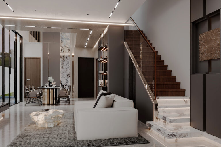 Step Inside a Tavistock Avenue House: Private Lift, Clean Modern Lines and Natural Materials