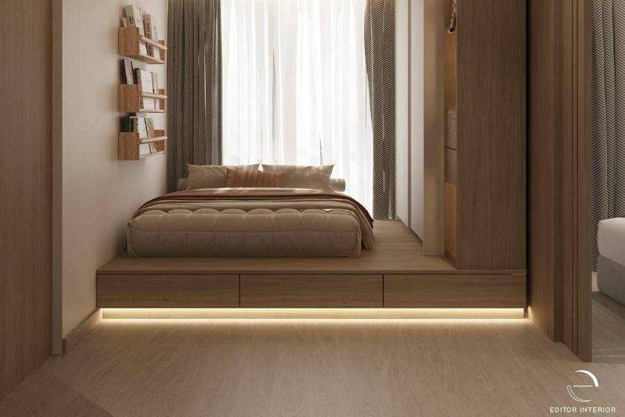 A Master Suite Planned with a Little One in Mind Second Sleeping Zone