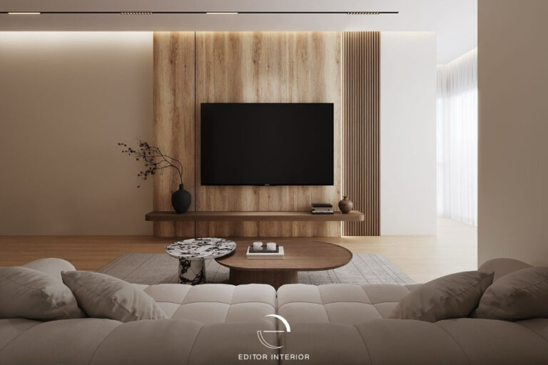 Contemporary Living at Terrasse: Timber Accents, Gentle Curves and Earthy Neutrals