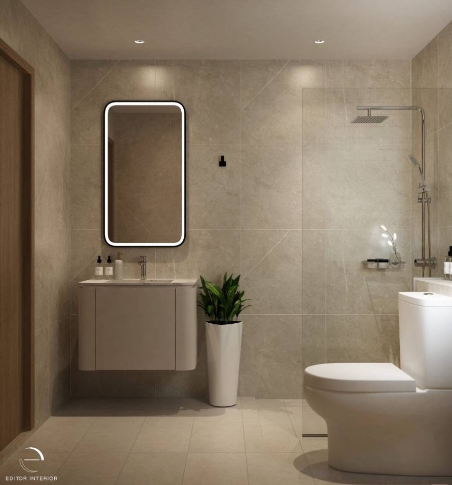 Two Bathrooms, Two Moods Common Bathroom