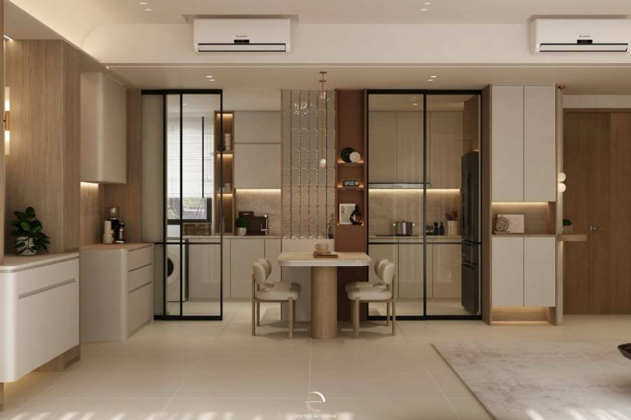 Where Does the Dining Area Sit?